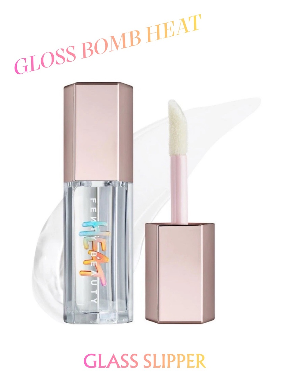 FENTY BEAUTY Gloss Bomb Heat Lip Luminizer + Plumper in Glass Slipper - .30 oz